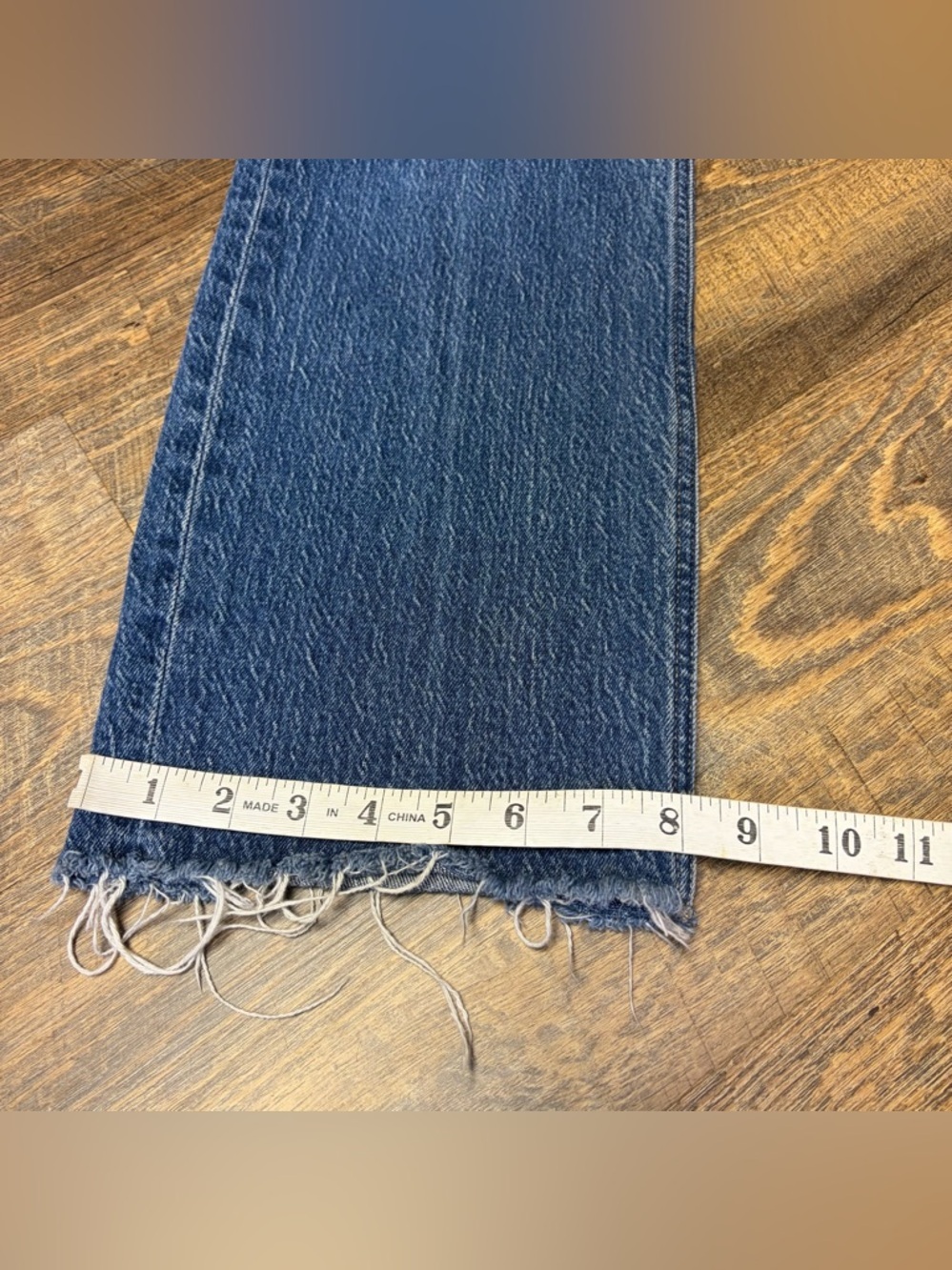 Abercrombie & Fitch 90s Relaxed High Rise Jeans Womens 26 Short Raw Hem Straight - Picture 6 of 11